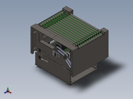 90度顶升转角台正等轴测缩略图