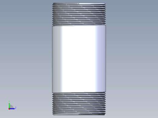 聚氯乙烯配件33-Sch80_Nipple_MPTxMPT_861-255_2in x 5in左视缩略图