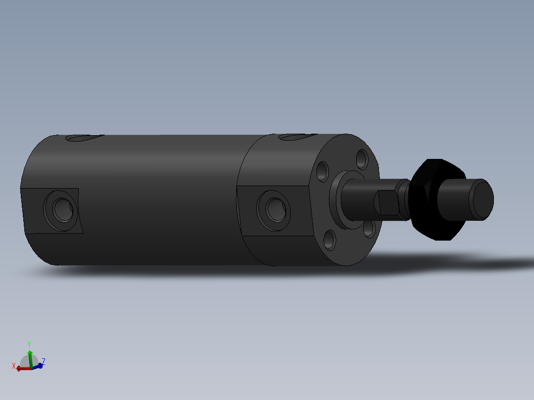 气缸CDG1BN25-15S主视图