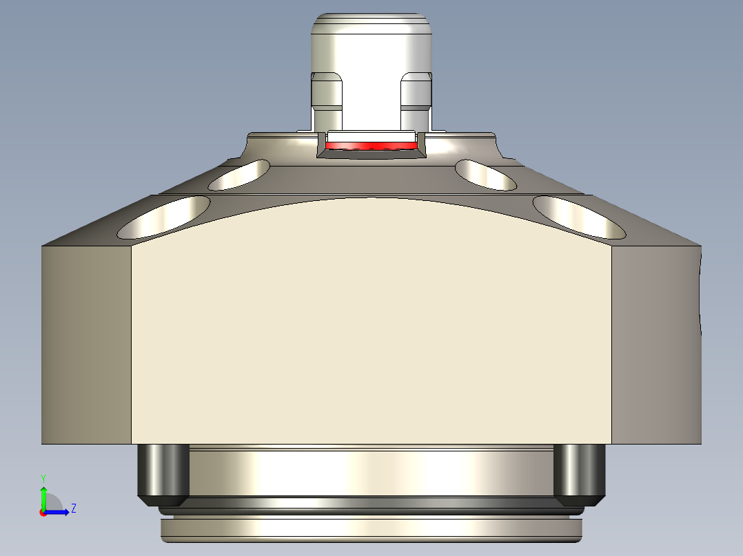 KOSMEKSFA2000-M1A-120多系列多零件图纸模型多系列多零件图纸模型左视图