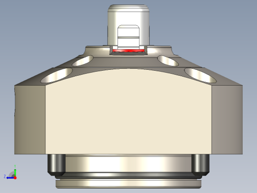 KOSMEKSFA2000-M1A-120多系列多零件图纸模型多系列多零件图纸模型右视缩略图