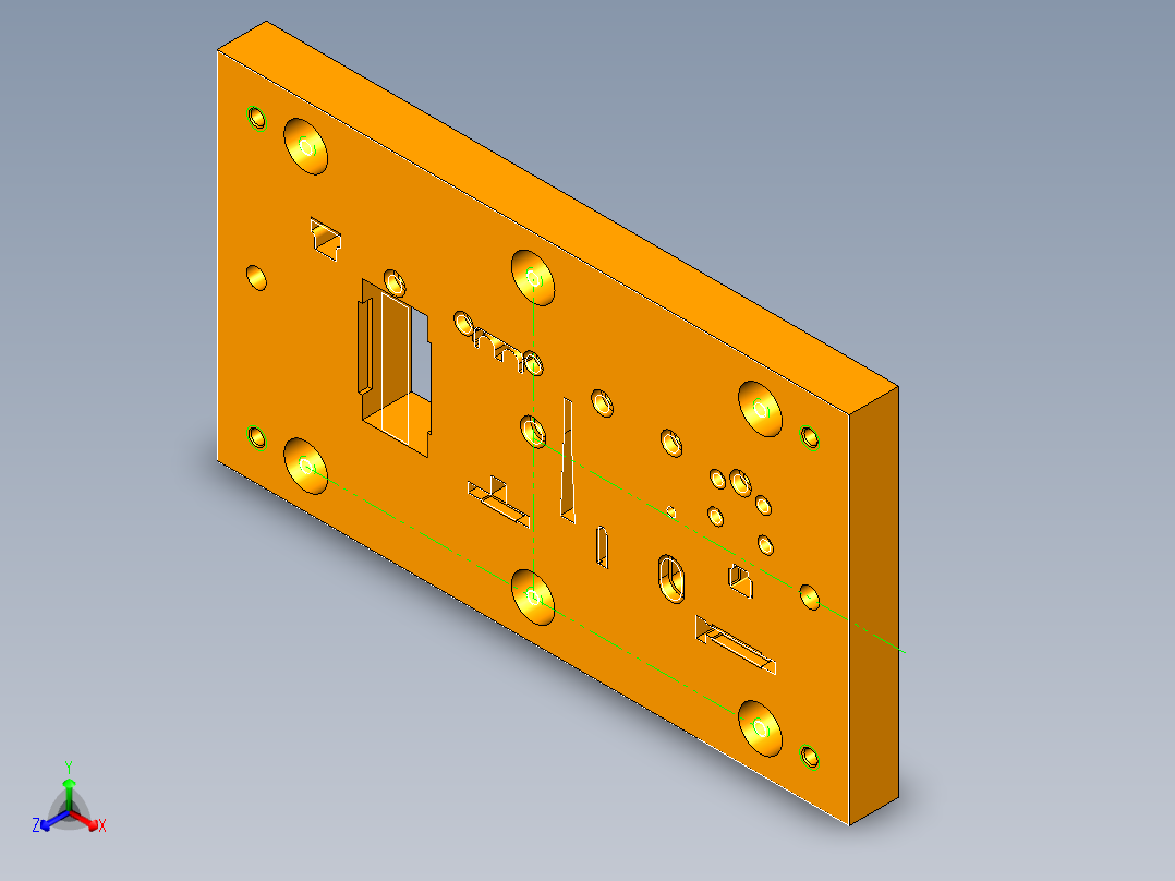 合页连接固定块级进模（CAD图+UG三维）