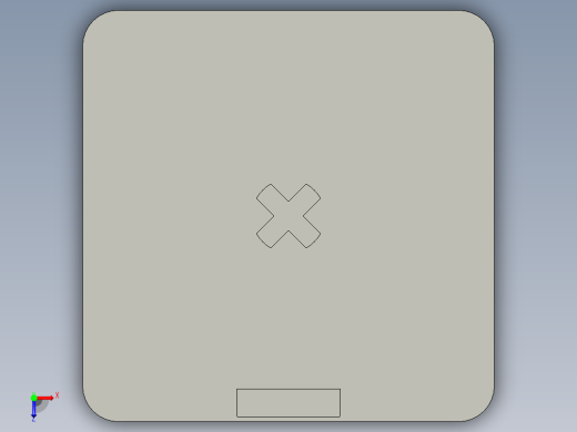 型材-BR 40X40 COVER CAP KJN528968俯视缩略图