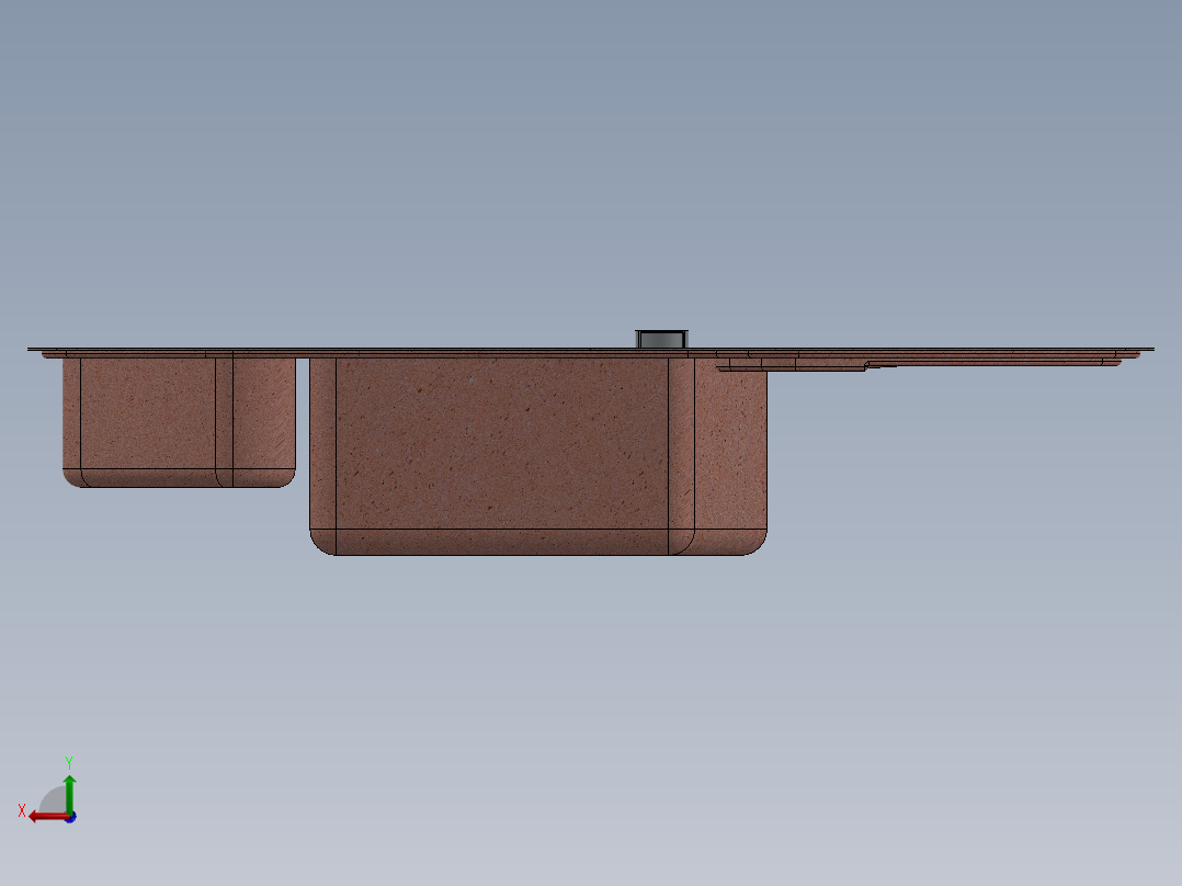 水槽、不锈钢水槽(9)后视图