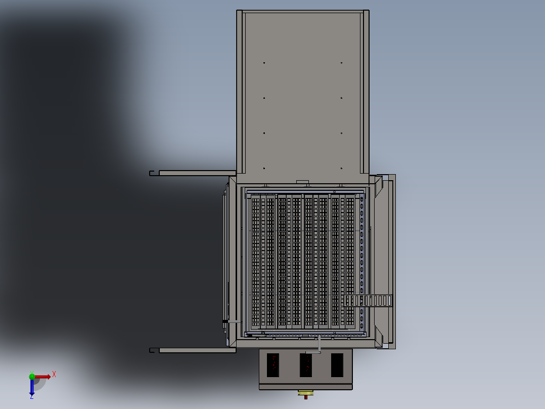 甜甜圈生产设备sw18可编辑俯视图