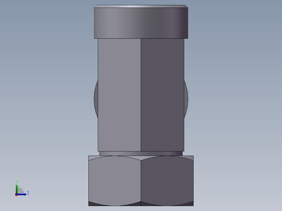 CC+CD 三通组合接头、CC-45左视图