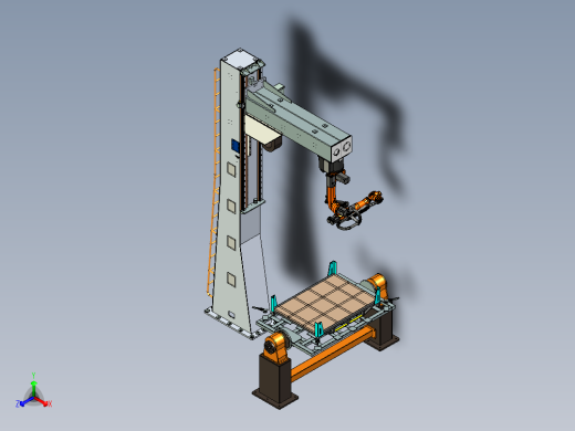 悬臂升降机器人轨道