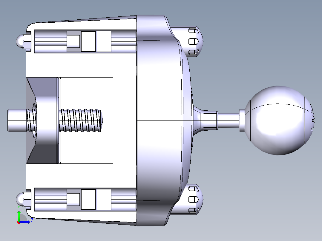 A2004906-罗技G29动力换挡器左视图