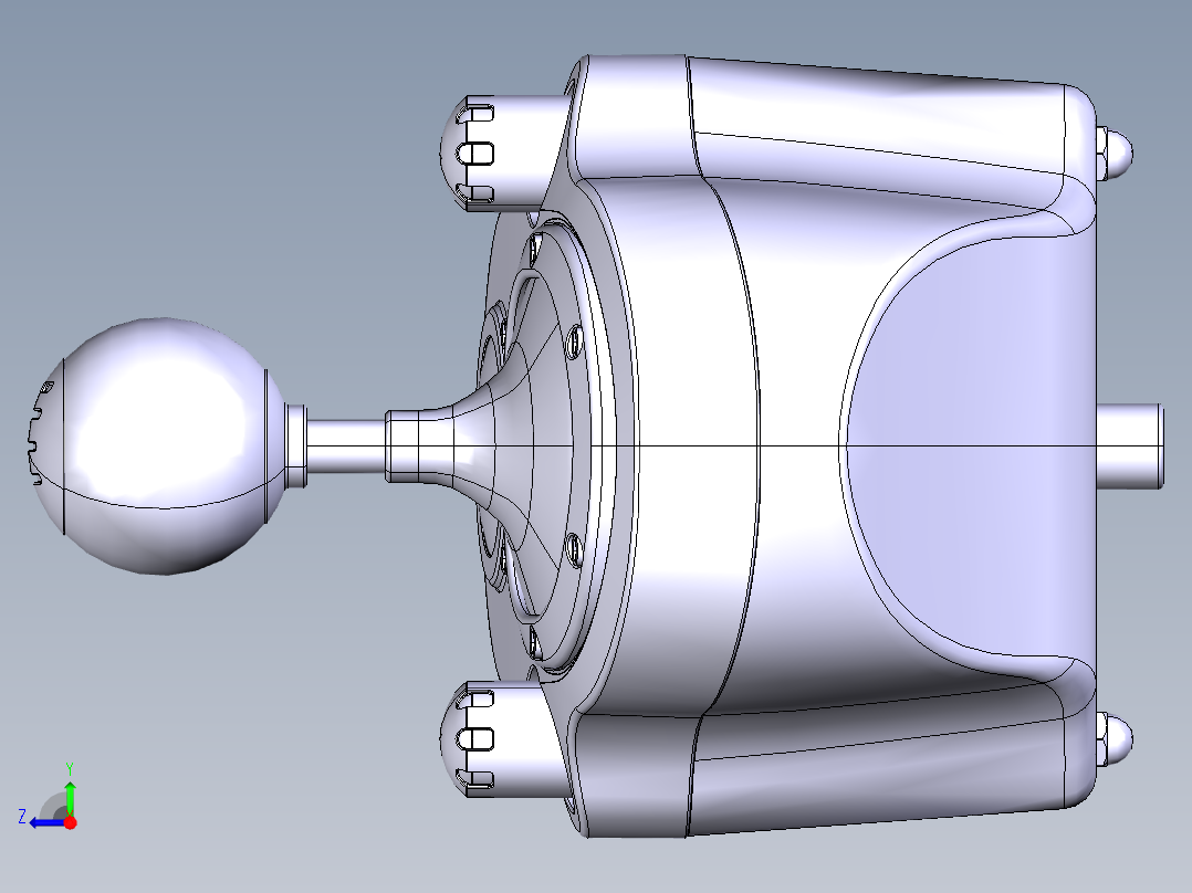 A2004906-罗技G29动力换挡器右视图