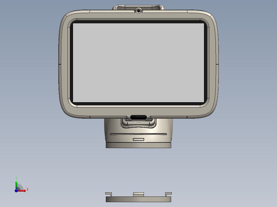 控制屏、屏幕(6)前视图