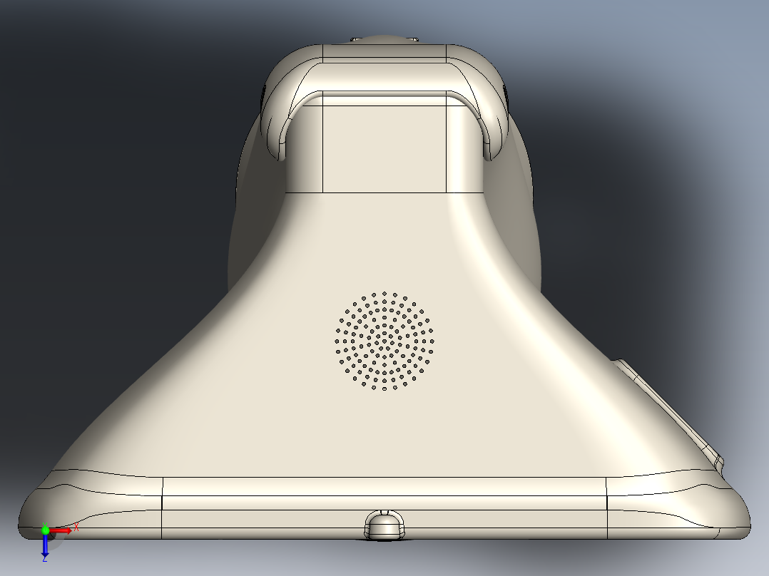 控制屏、屏幕(6)俯视图
