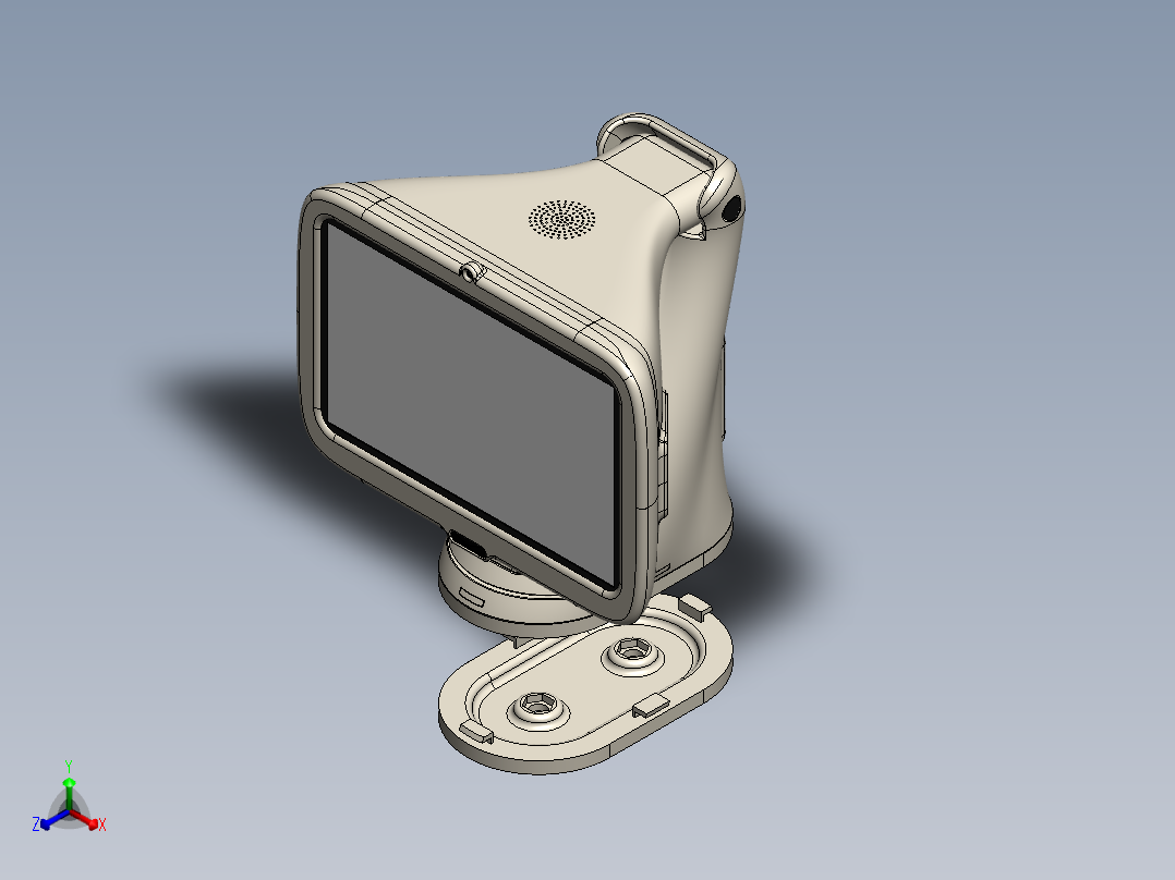 控制屏、屏幕(6)正等轴测图