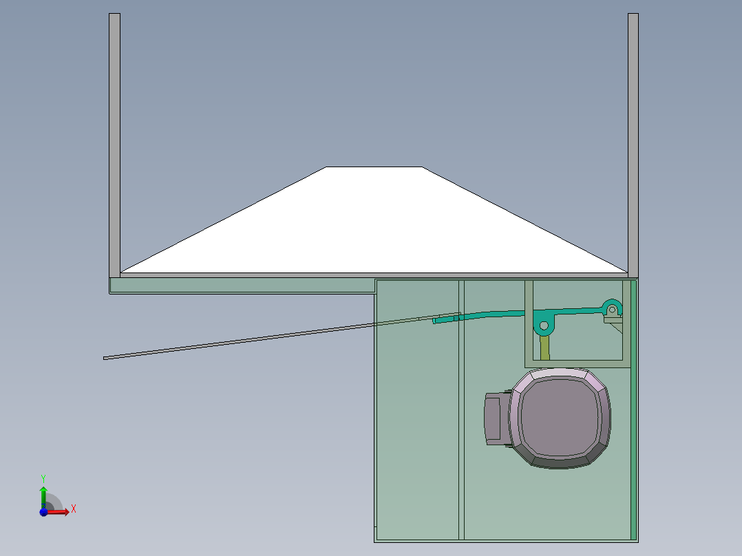 灰尘拍打器前视图