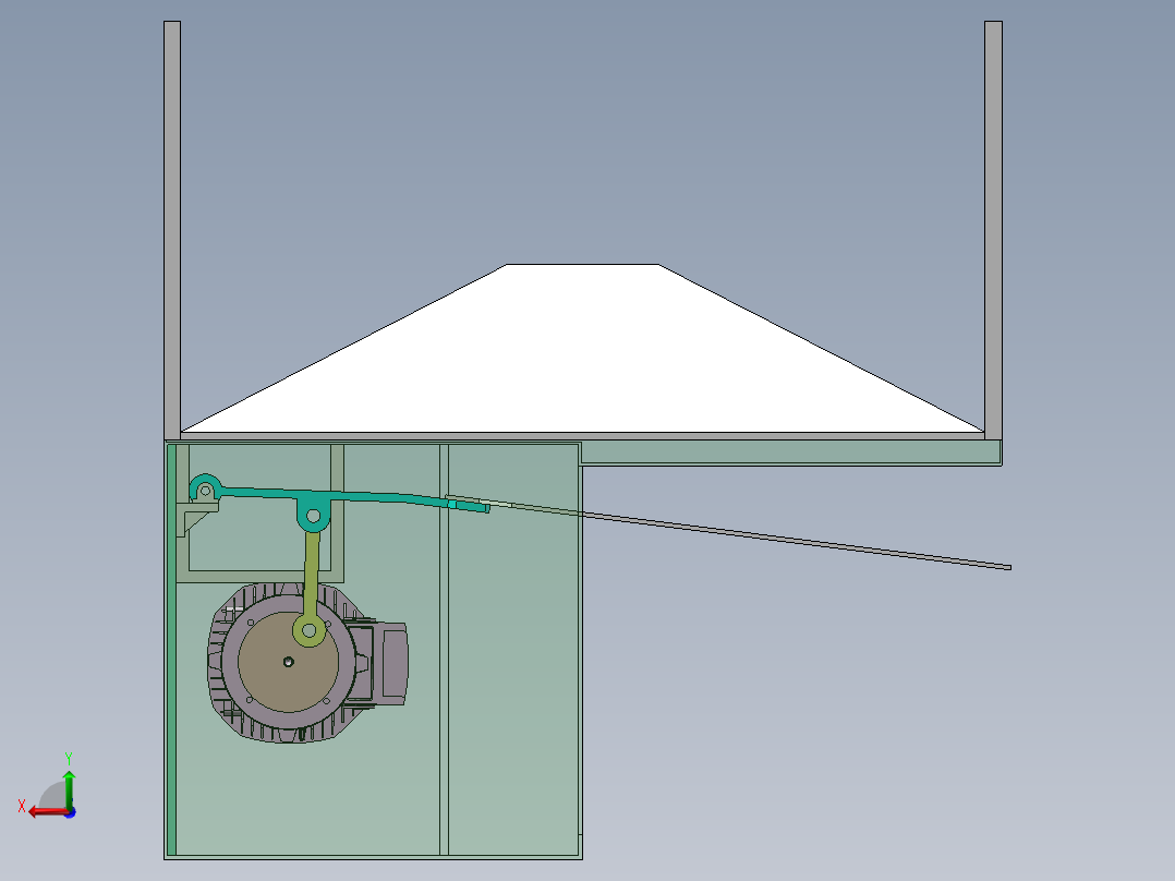 灰尘拍打器后视图