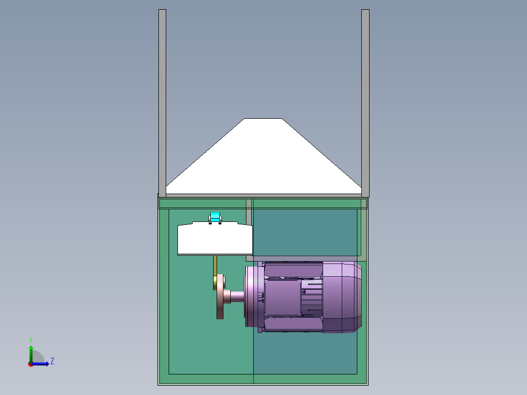 灰尘拍打器左视图
