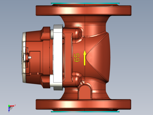 SENSUS水表DN65 MEISTREAM FS 90°C俯视缩略图