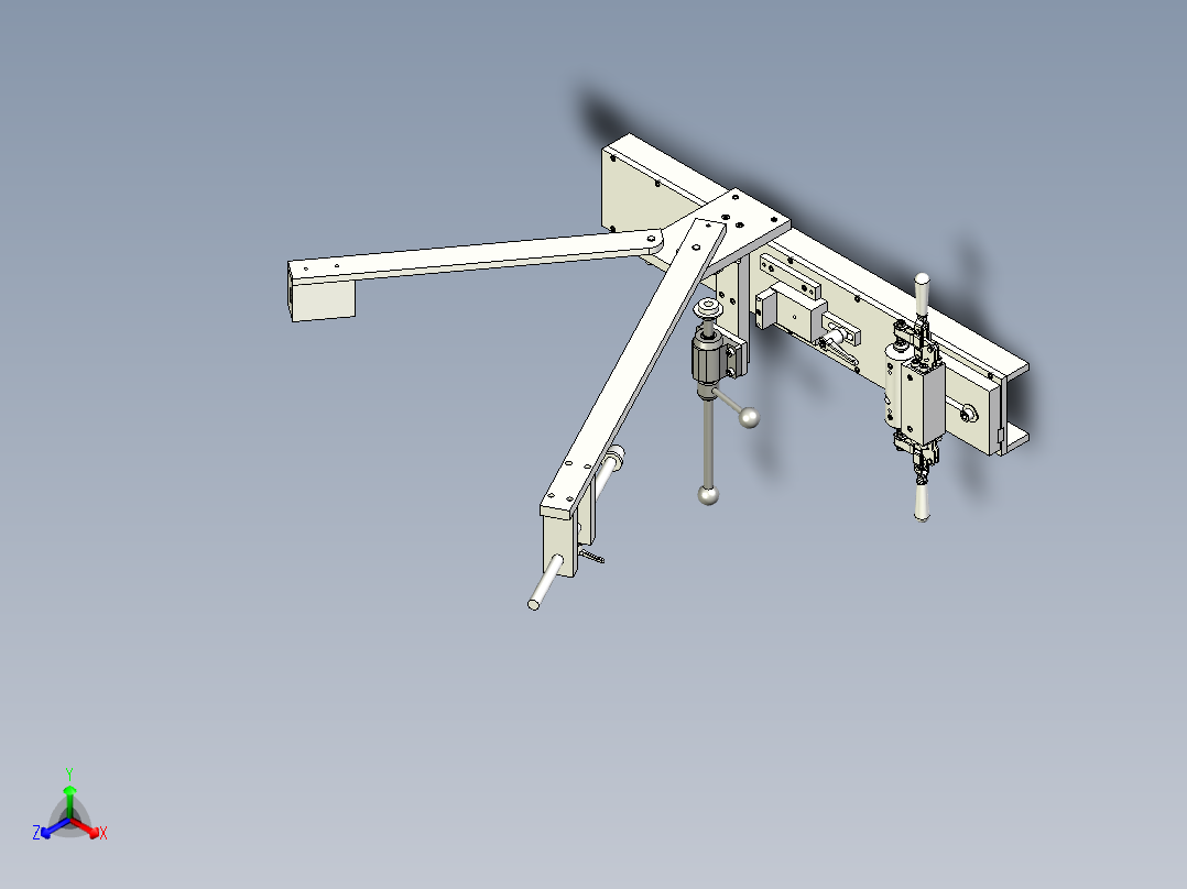 后端夹具正等轴测图