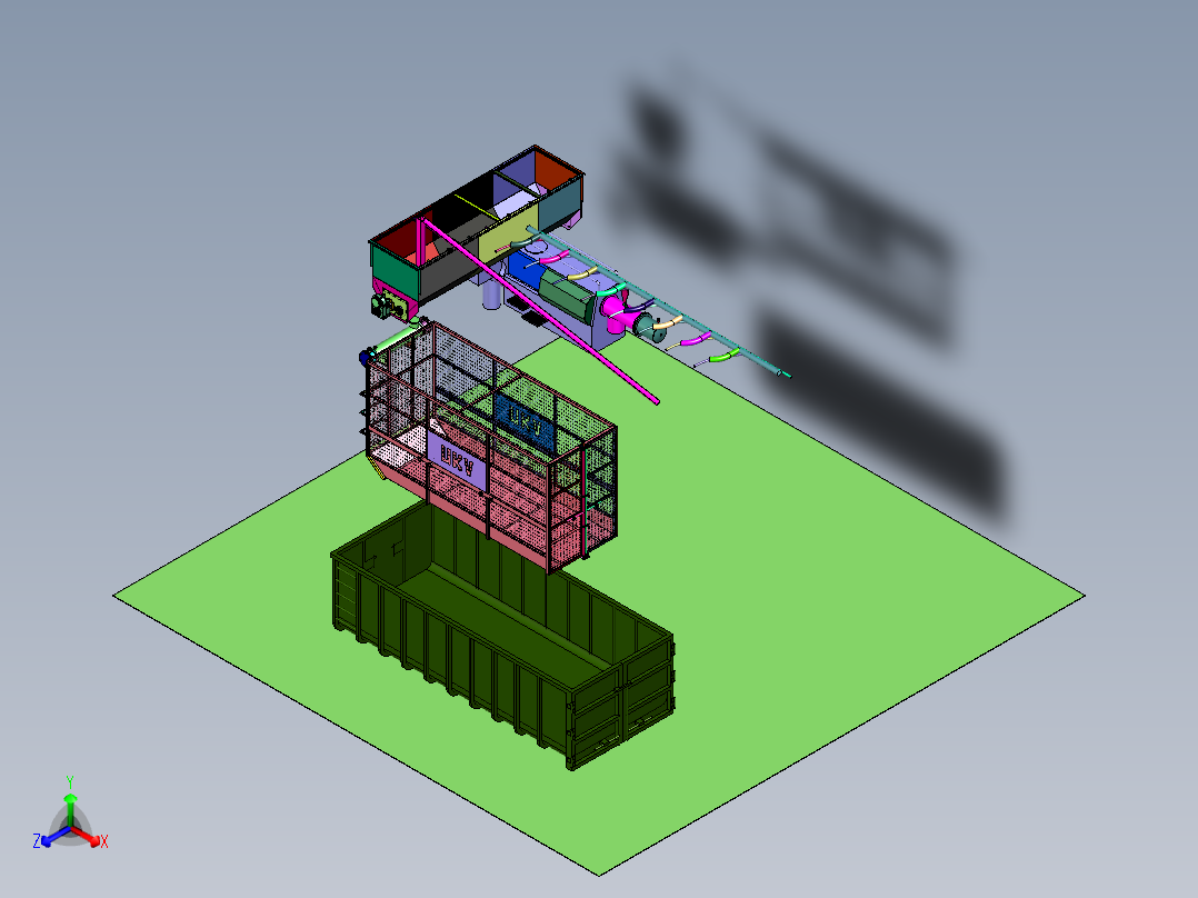 无臭高密度养殖黑水虻装置