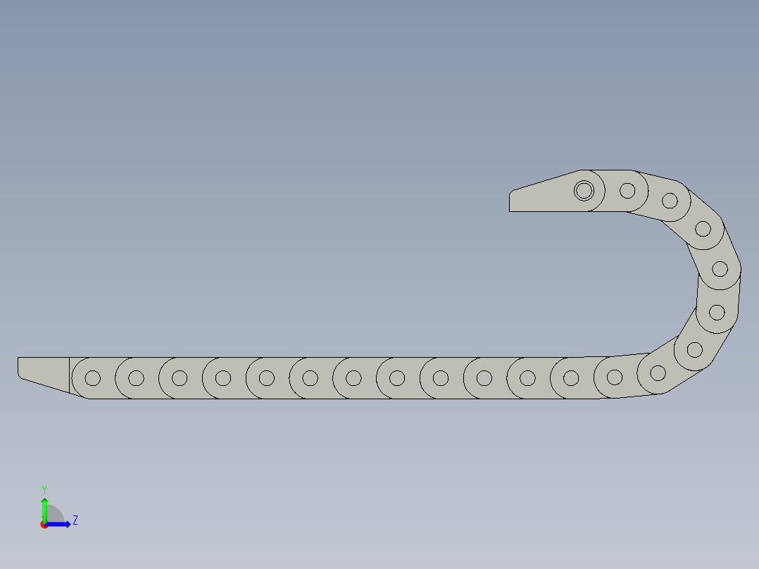 拖链VAC01-F16-R28-N22左视图