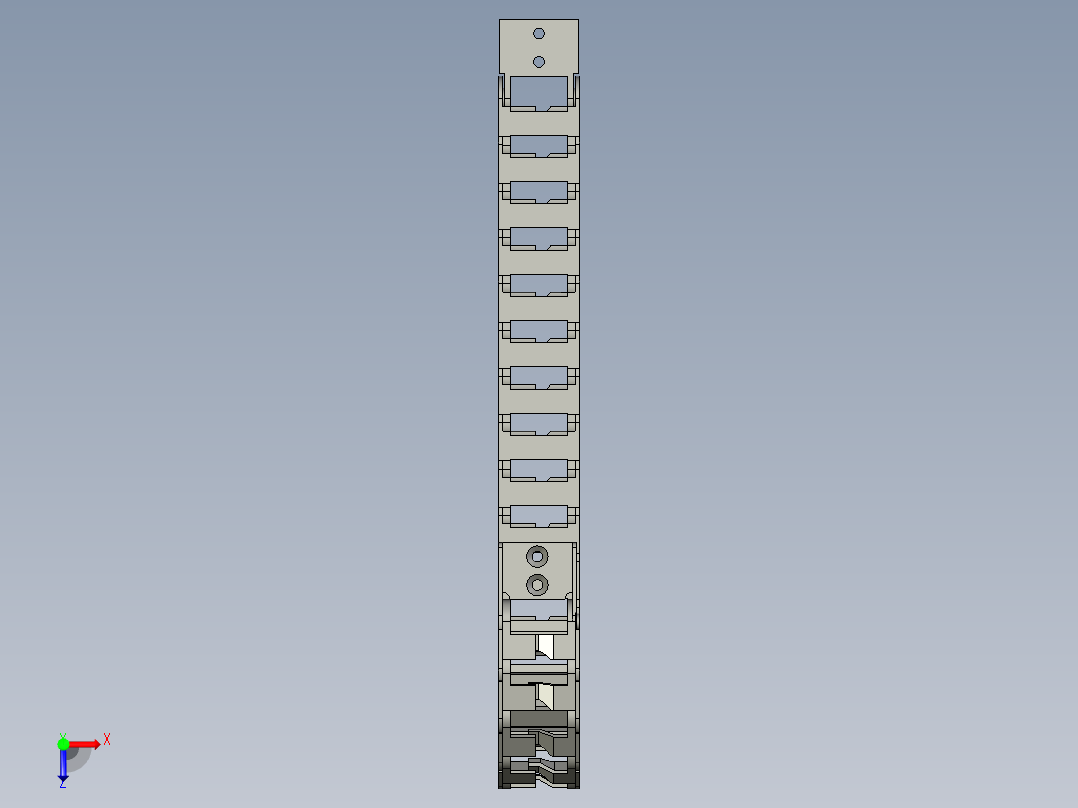 拖链VAC01-F16-R28-N22俯视图