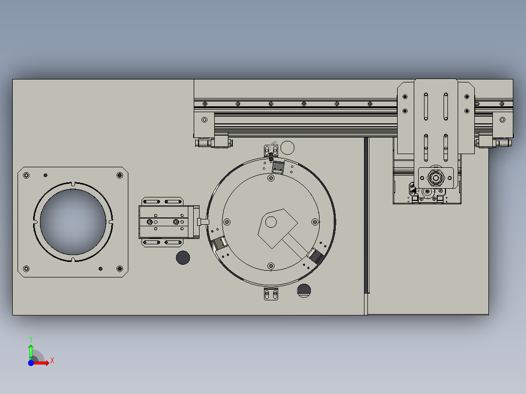 循环打螺钉设备前视图