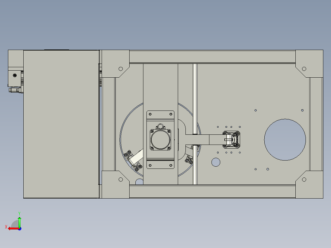 循环打螺钉设备后视图
