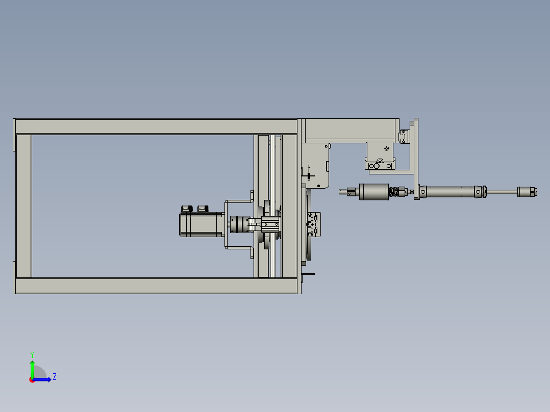 循环打螺钉设备左视图