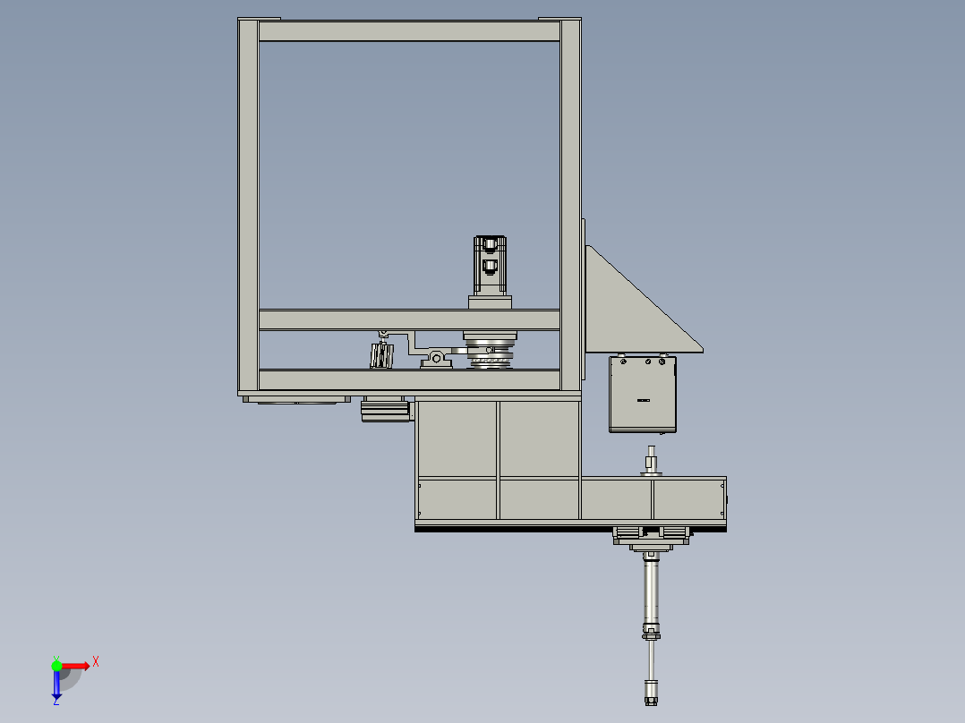 循环打螺钉设备俯视图