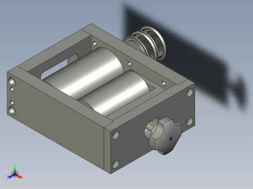 电脑主机外壳自动加工生产线设计-送标牵引模组-V1
