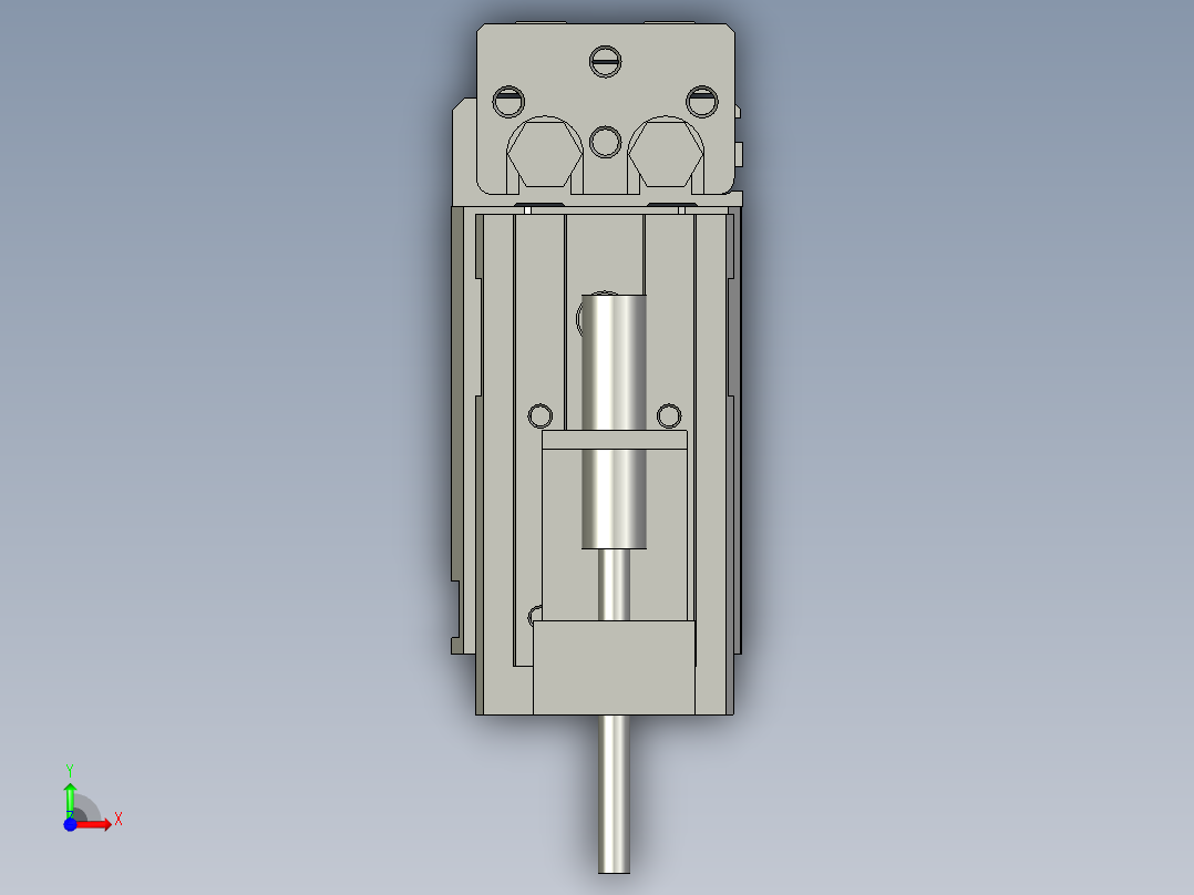 螺钉检查装配体前视图