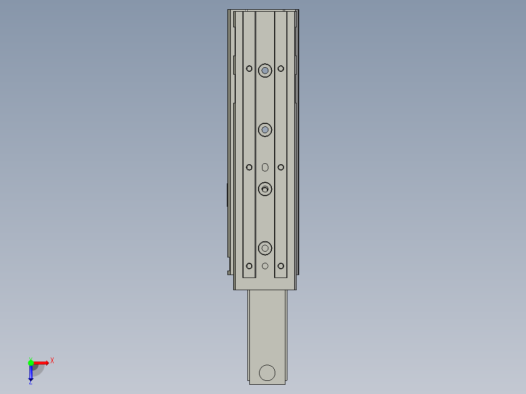 螺钉检查装配体俯视图