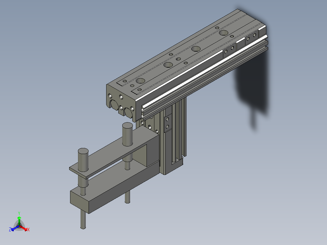 螺钉检查装配体正等轴测图