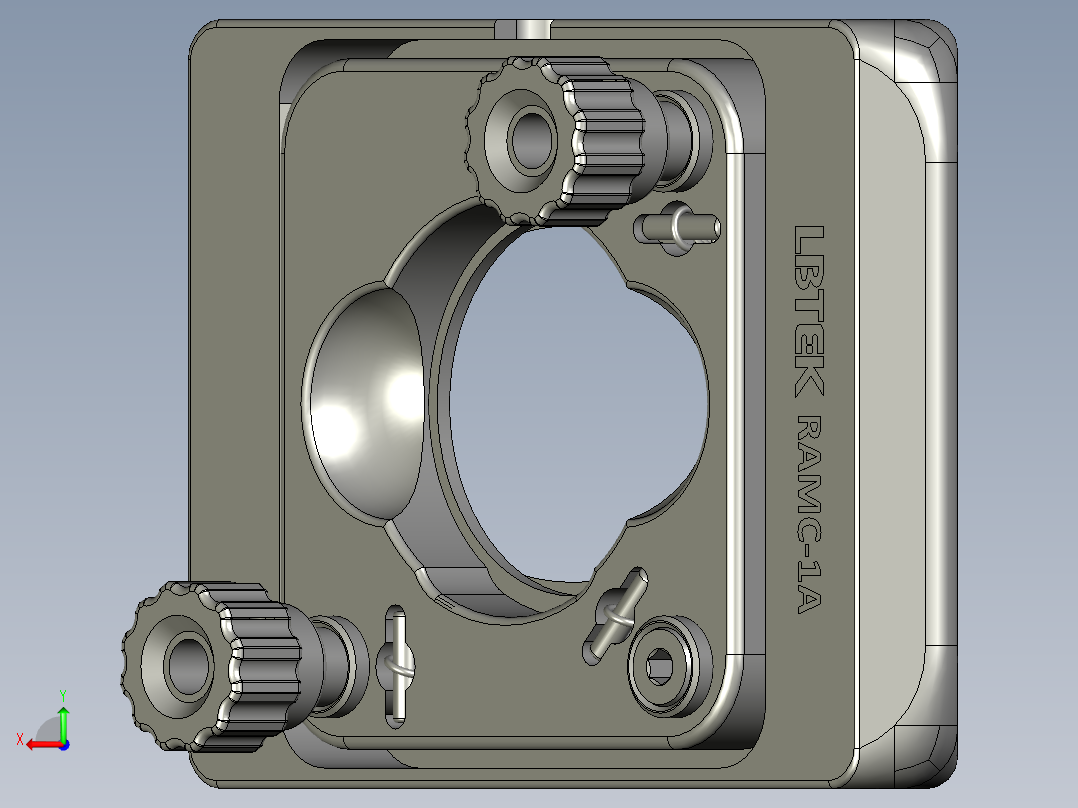 RAMC-1A-直角光学调整架后视图