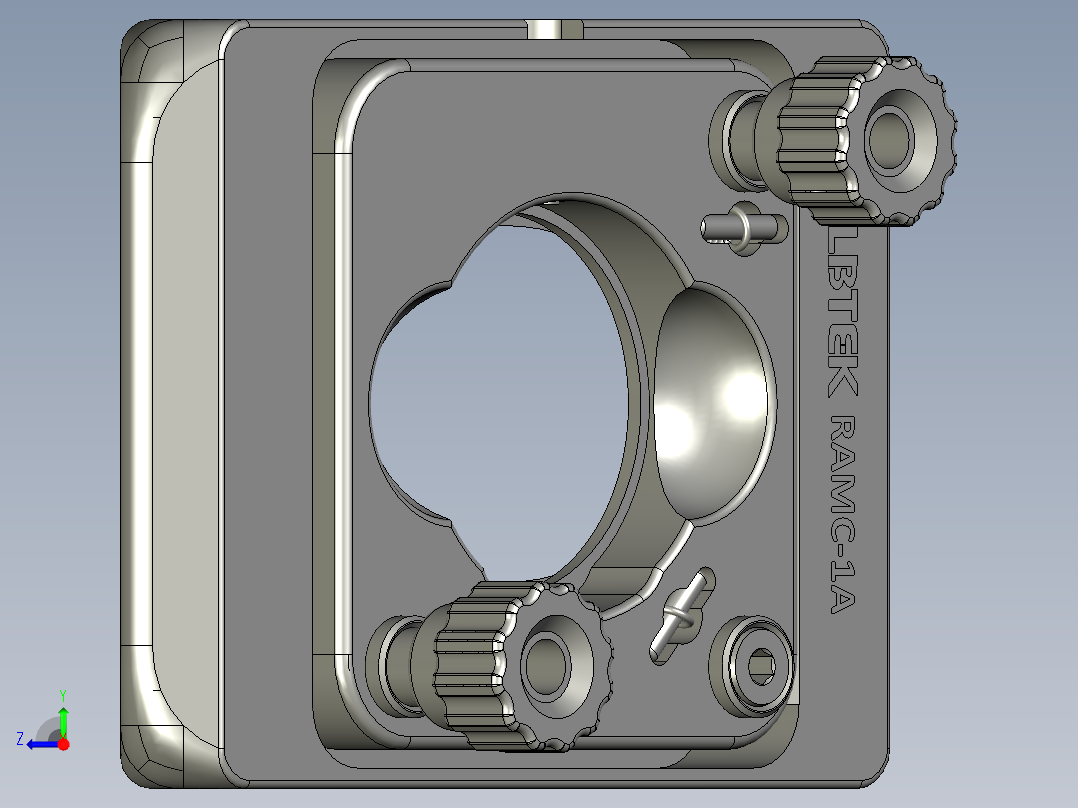 RAMC-1A-直角光学调整架右视图