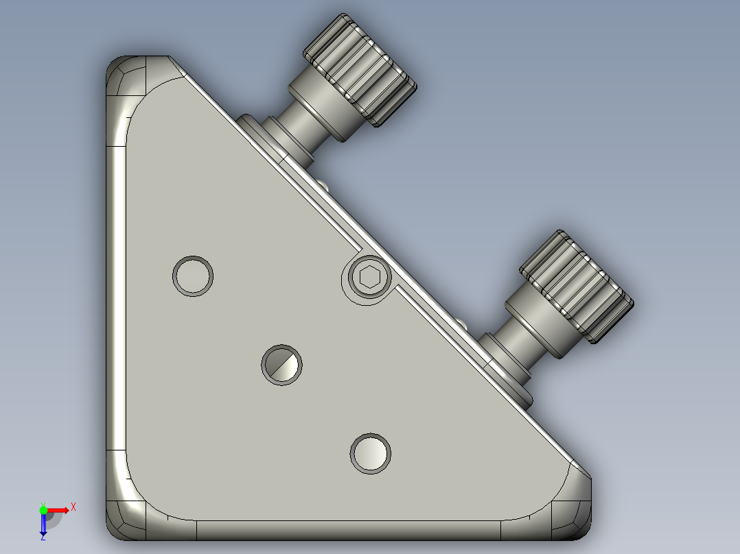 RAMC-1A-直角光学调整架俯视图