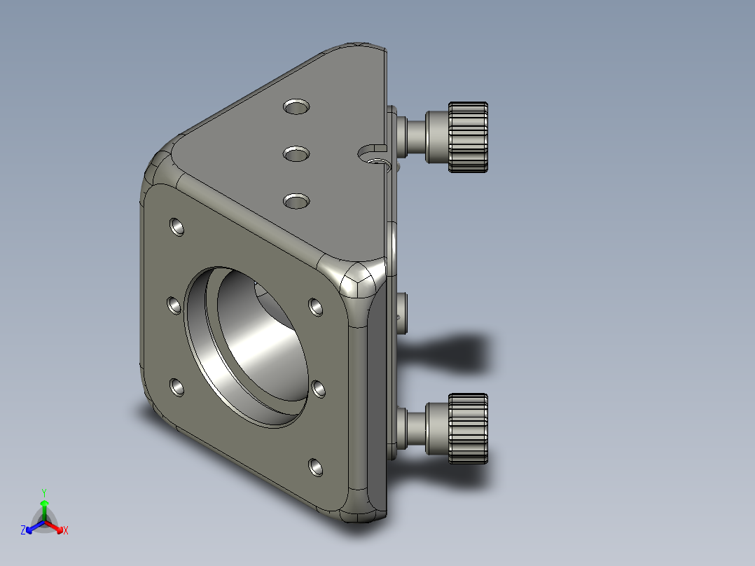 RAMC-1A-直角光学调整架正等轴测图