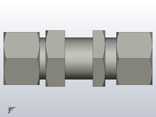 EO舱壁接头SV16SCF(16).igs俯视缩略图