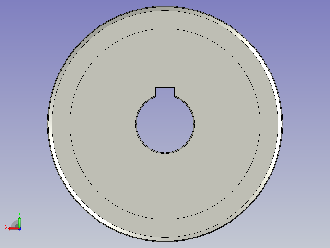 被动同步轮EBJ33_S5M150_60_A_H_d20后视图