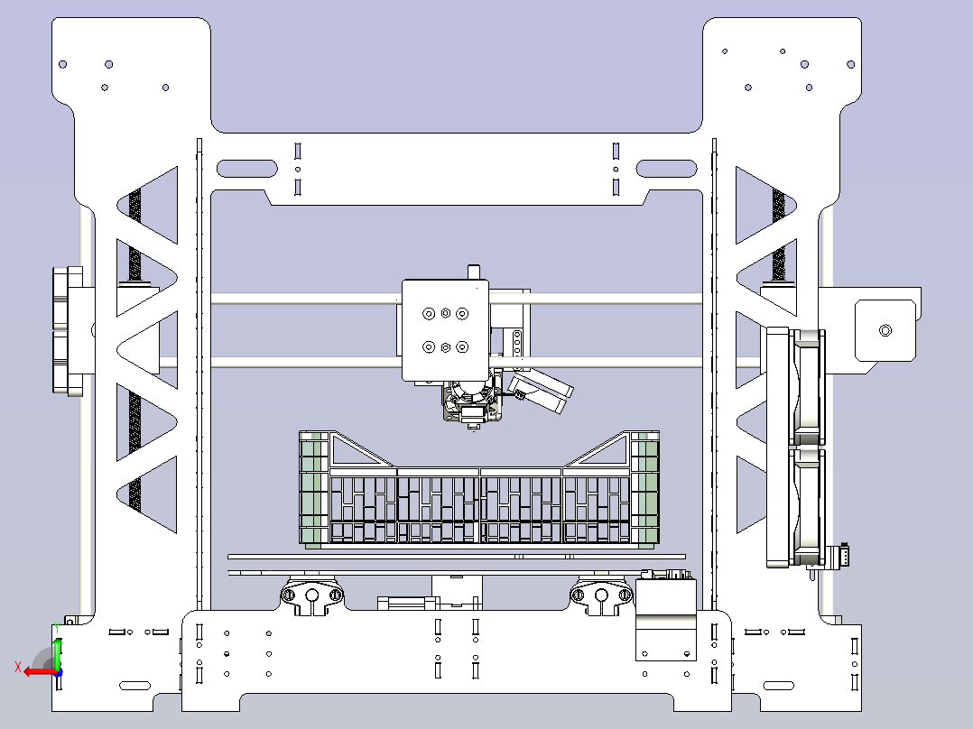 CCD相机自动化检测设备后视图