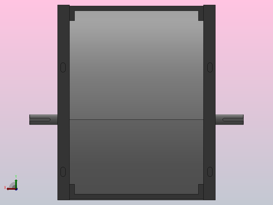 KTH-B（标准型）空调系统后向式离心通风机[KTH-B-355-1.1kW]后视图