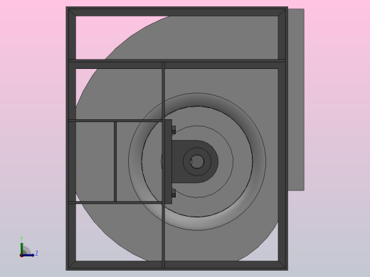 KTH-B（标准型）空调系统后向式离心通风机[KTH-B-355-1.1kW]左视缩略图