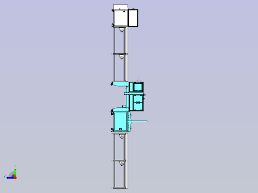 纸箱成型与封箱打包生产线设计右视缩略图