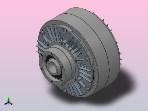 FLKT型空心轴、止口支撑、通孔磁粉离合器[FLKT25]