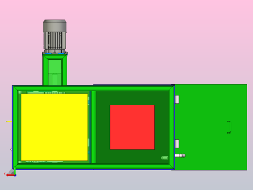 医疗废物粉碎机crusher-mechine-1831-模型格式为 inventor后视缩略图