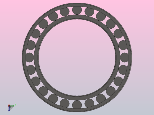 轧机用四列圆柱滚子轴承FCDP型_FCDP 84120440左视缩略图