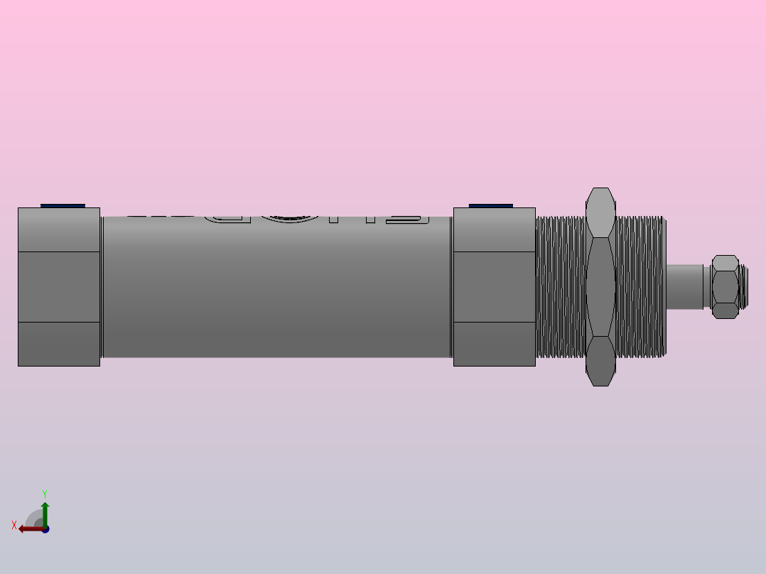 FY-MI气缸U型[FY-40-40-U]后视图