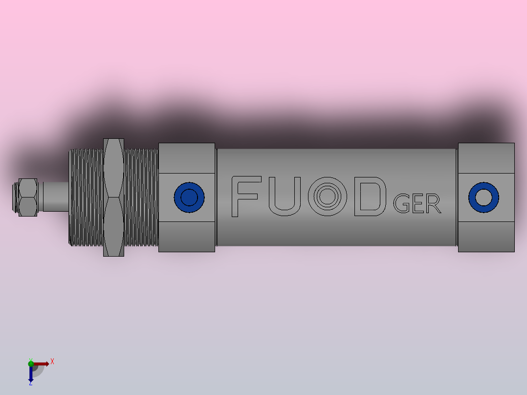 FY-MI气缸U型[FY-40-40-U]俯视图