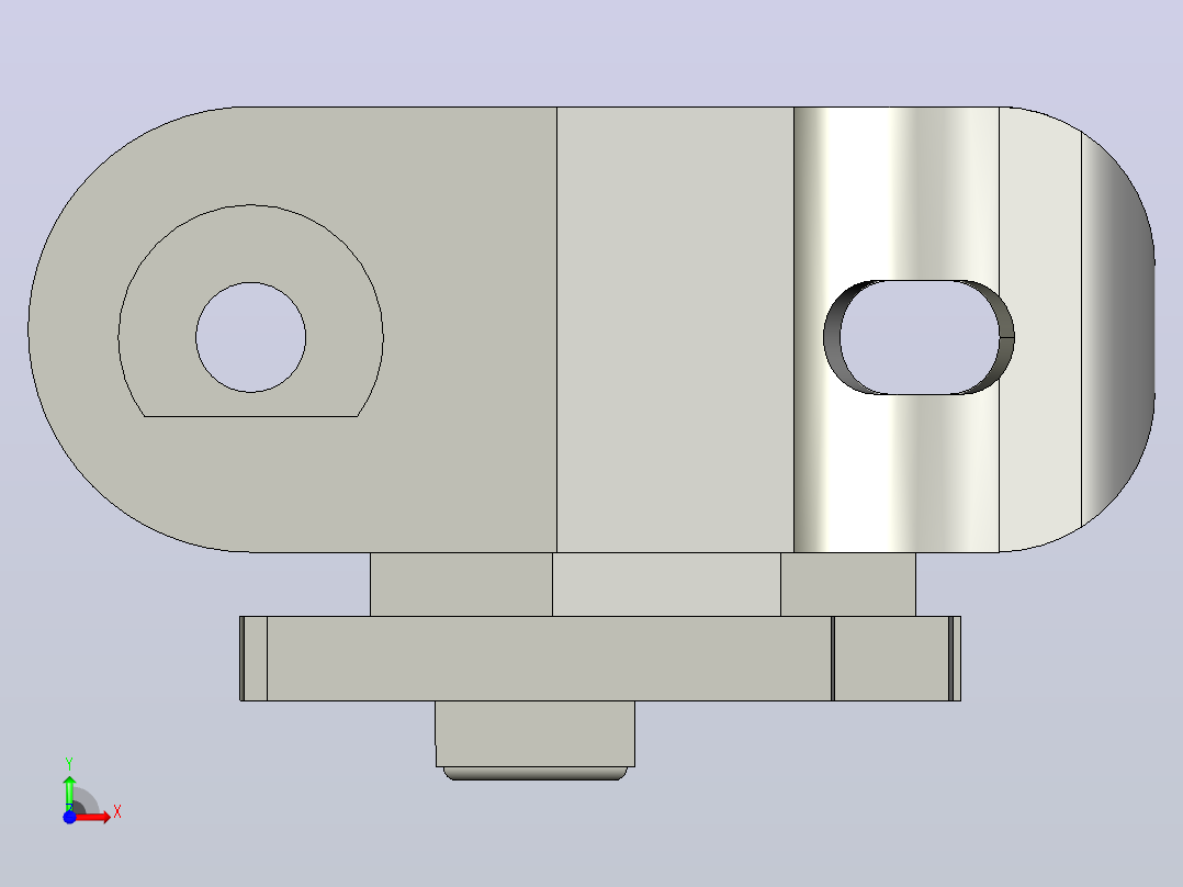 YSTL44X3D-AZ1-C1 44宽D型楔链前视图