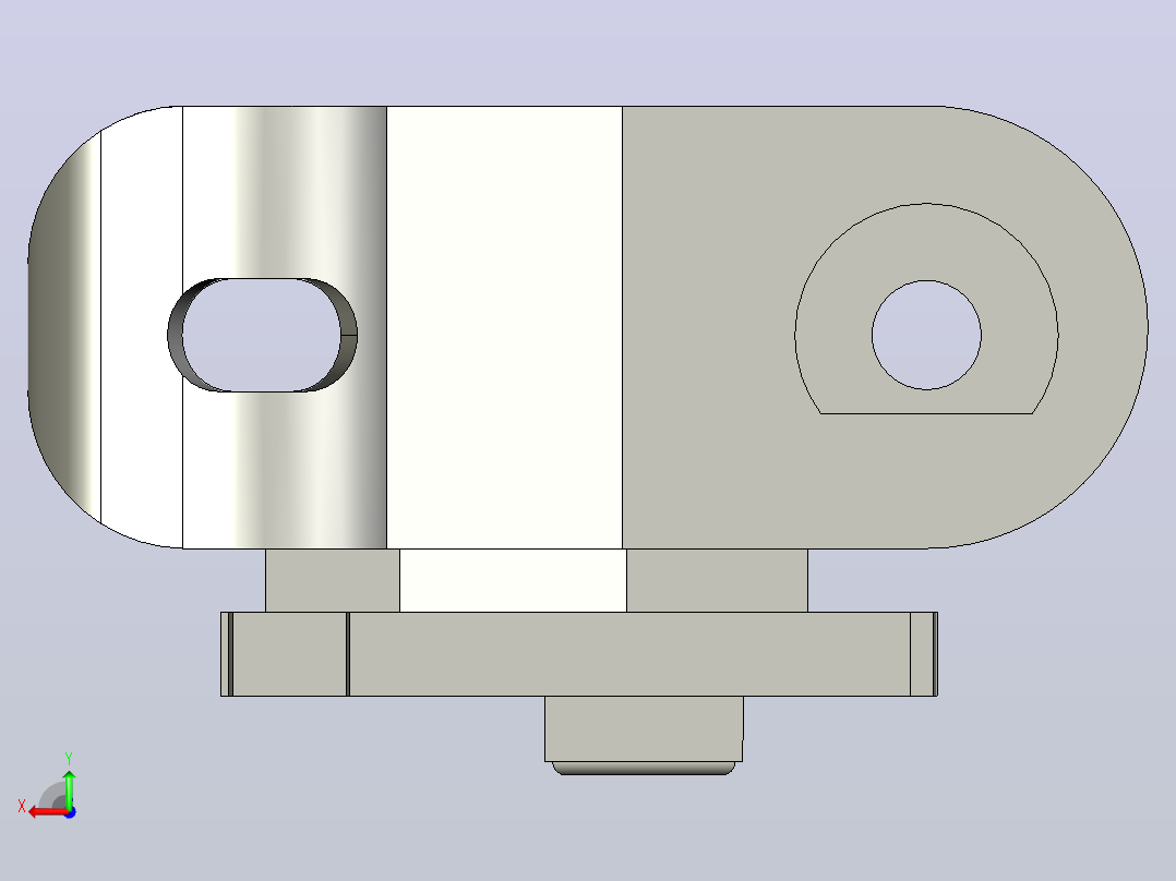 YSTL44X3D-AZ1-C1 44宽D型楔链后视图