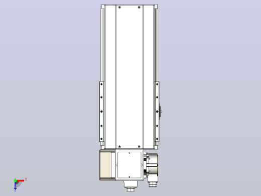 皮带直线轴半封闭可选导轨TPA-HNB-220D-176-L150-LP-Y-P1K-N3俯视缩略图